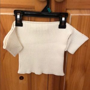 Off the shoulder shirt